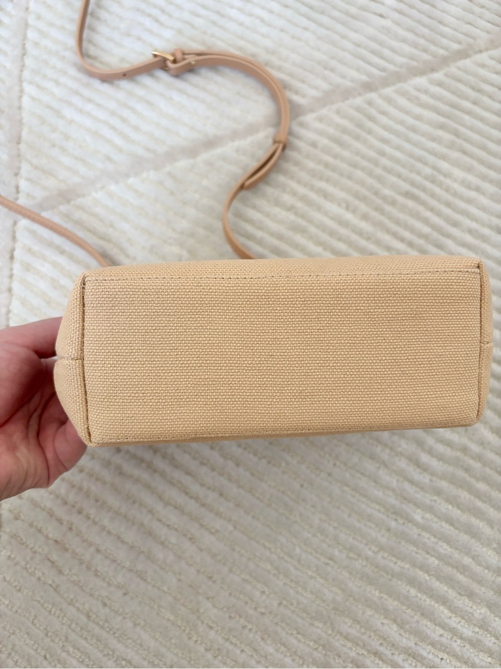 Up-cycled CD bag w/ straps - Picture 5 of 13